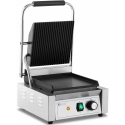 Royal Catering Electric contact grill, smooth and carved plate, 23 x 22 cm, 1800 W Royal Catering Electric contact grill, smooth and carved plate, 23 x 22 cm, 1800 W