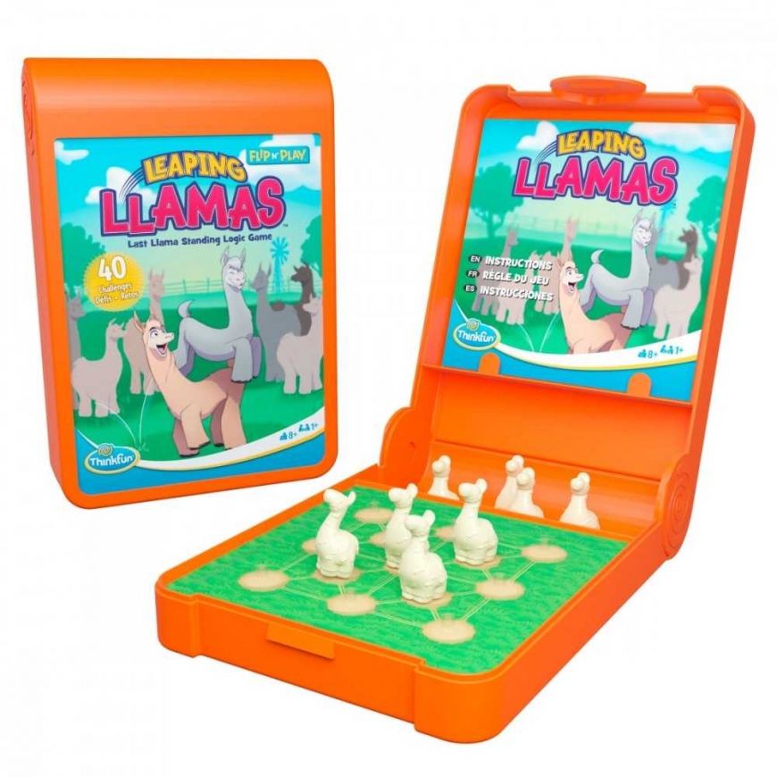 Ravensburger Gra flip & play skaczące lamy – 3