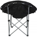 Enero Camp FOTEL Turistinis sulankstomas TRIP 83x80x40CM Juodas
