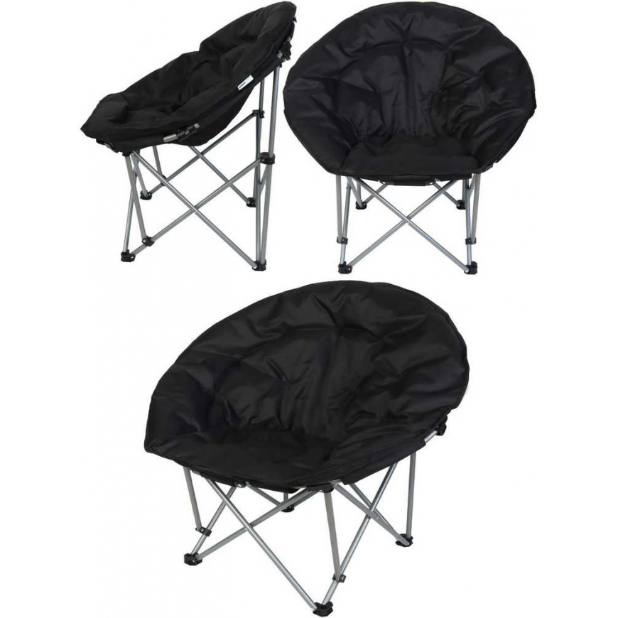 Enero Camp FOTEL Tourist folding TRIP 83x80x40CM Black – 5