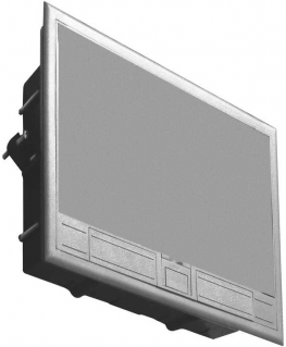 Orno Puszka podłogowa na gniazda modułowe 8 x 45x45mm lub 16 x 22,5x45mm, pokrywa: nerūdijantis plienas, juoda