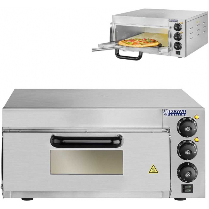 Elektrinė krosnelė Picos orkaitė 1x40cm vienos kameros 2000W 230V laikmatis 120min Royal Catering