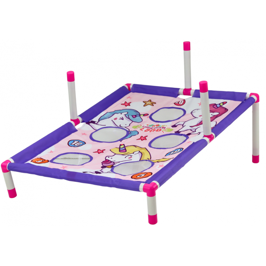 Lean Toys Arcade Game Hoop Bag Throw 2in1 Unicorn Board – 3