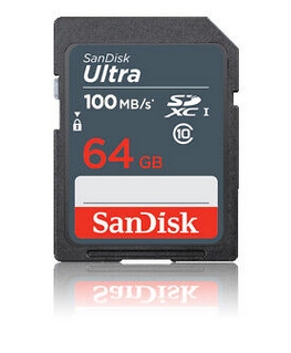 SanDisk Ultra 64 GB SDXC UHS-I Klasės 10