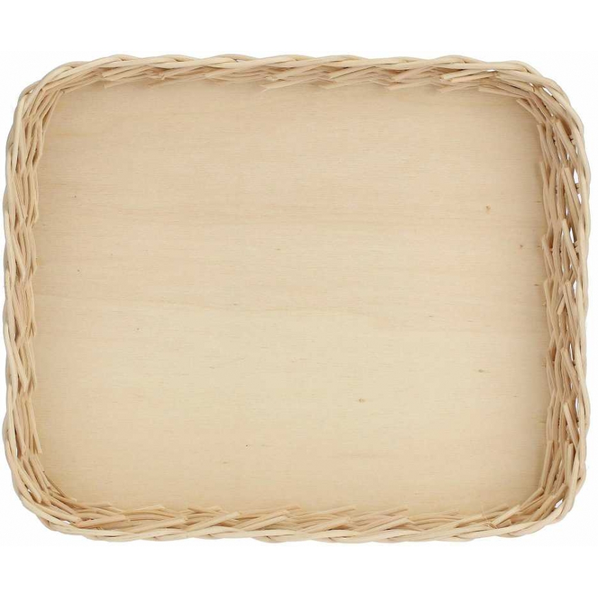 La Porcellana Bianca Wiklinowy kosz na naczynie do zapiekania Midollino - Brown, 23 cm – 3