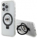 Karl Lagerfeld KLHMP15XHMRSKHH iPhone 15 Pro Max 6.7" baltas kietas dėklas Žiedinis stovas Karl Head MagSafe Karl Lagerfeld KLHMP15XHMRSKHH iPhone 15 Pro Max 6.7" baltas kietas dėklas Žiedinis stovas Karl Head MagSafe