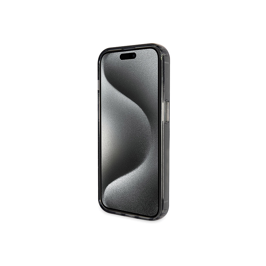 Case GUESS GUHMP13LHRSGSK IPHONE 13 PRO / 13 6.1 "Black / Black HARDCASE RING STAND SCRIPT GLITTER MAGSAFE – 5