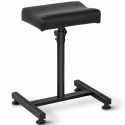Physa Cosmetic foot support for pedicure, adjustable height up to 75 cm up to 80 kg - black