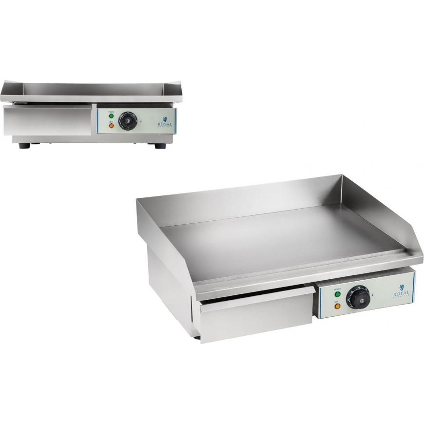 Royal Catering Electric grill with high edge, width 55cm