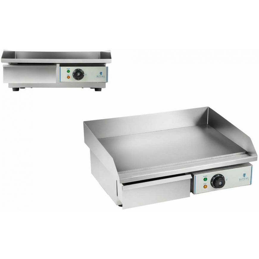 Royal Catering Elektrinis grilis su aukštu kraštu, plotis 55cm – 5