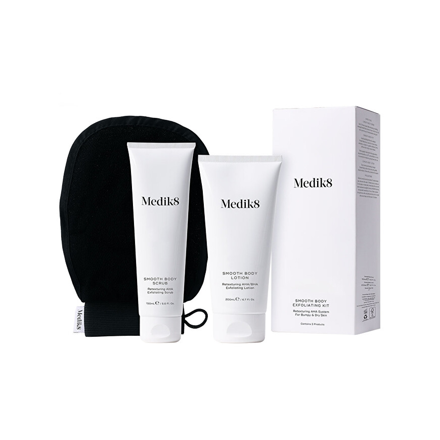 Medik8 Smooth Body Exfoliating Kit Gift Set – 3
