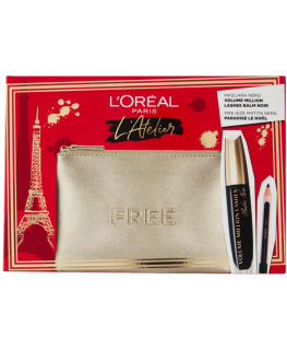 Atelier Kit Set L'Oreal Paris: Volume Million Lashes, Volumizing & Lengthening, Mascara, Black, 8.9 ml + Paradise, Kajal Eye Pen