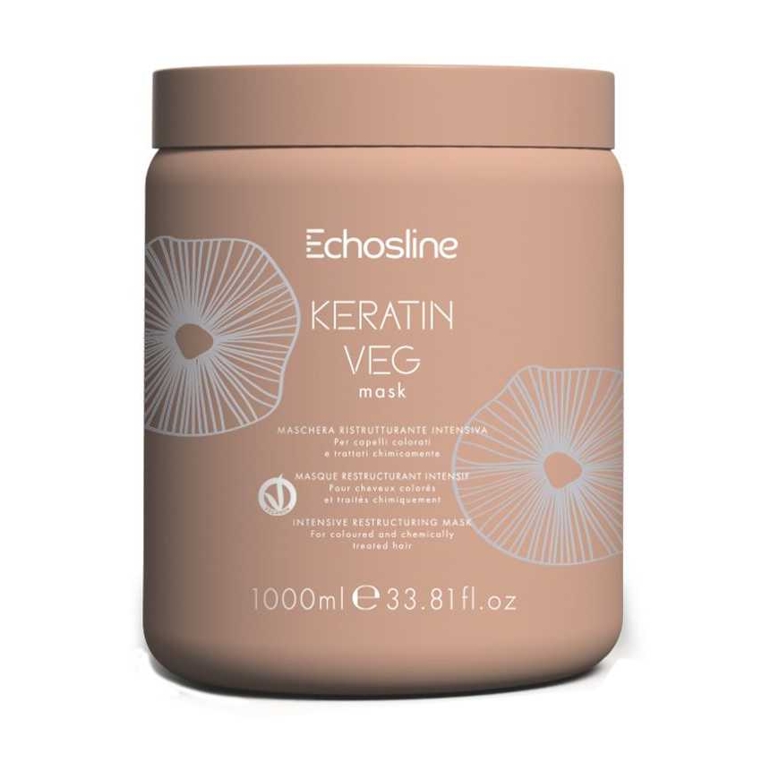 Echosline Keratin Veg regenerating hair mask