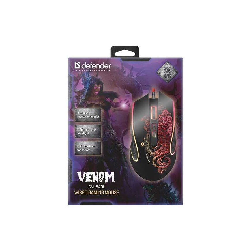 Mouse Defender Venom GM-640L (52640) – 2