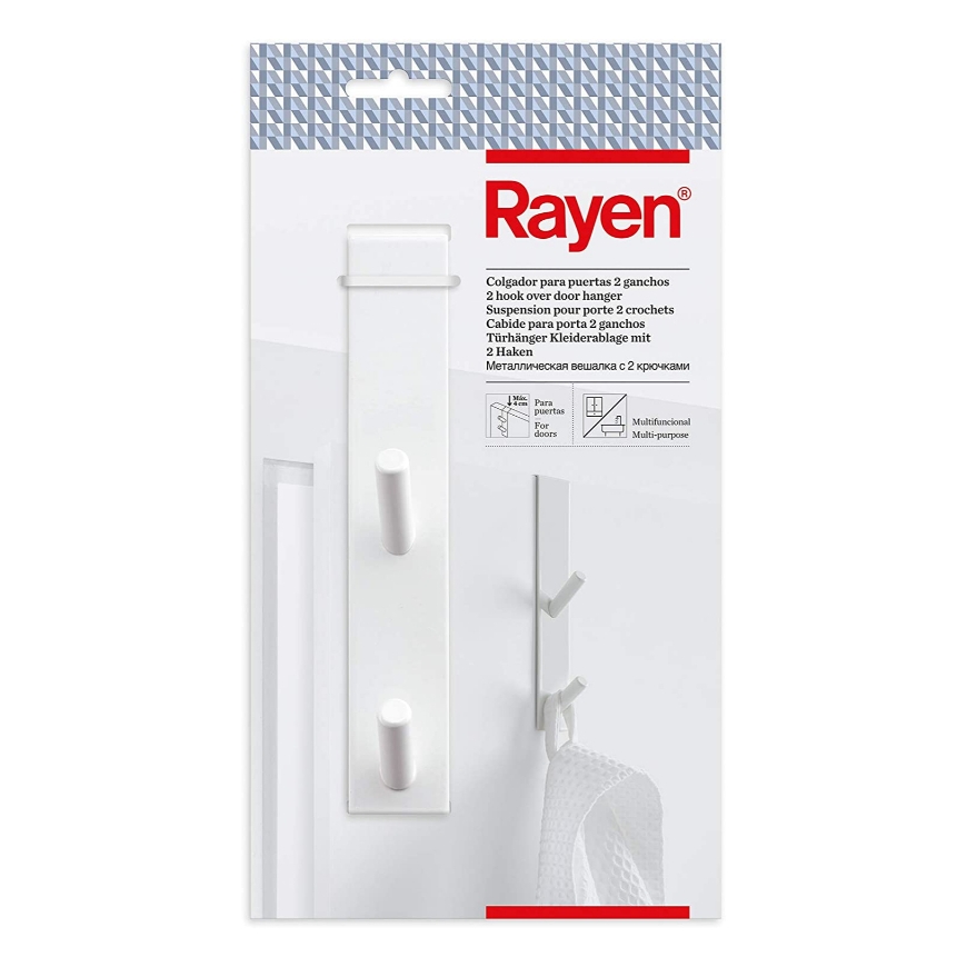 Door hook for hanging | 2 hooks | white