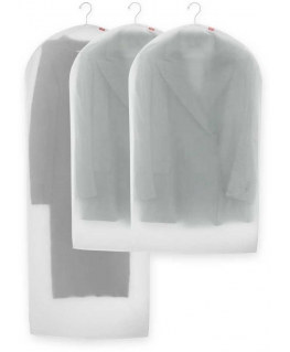 Set of 3 pokrowców na odzież (2x S + L) Rayen