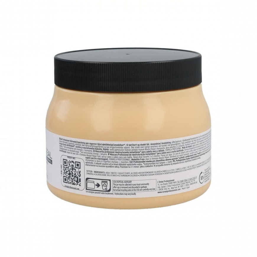 Kaukė pažeistiems plaukams L’oreal Professionnel Absolut Repair Mask 500ml – 3