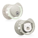 LOVI dinaminis silikoninis čiulptukas BUDDY BEAR, 6-18 mėn., 2 vnt., 22/865