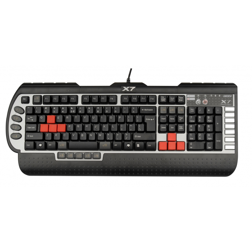 A4Tech X7-G800 tastatūra PS/2 QWERTY Turku