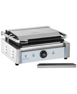 Sandwich maker Contact PANINI 2200W 230V double-sided smooth contact grill Royal Catering