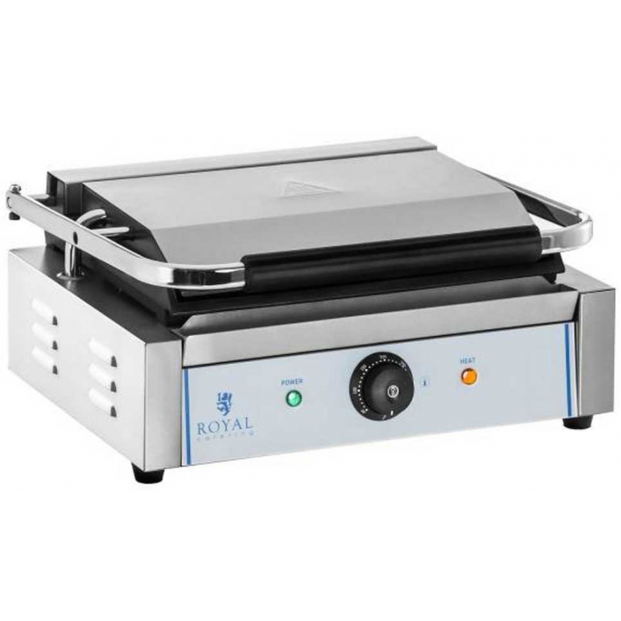 Sandwich maker Contact PANINI 2200W 230V double-sided smooth contact grill Royal Catering – 2