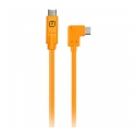 Tether Tools USB-C to C-Cable- system 9,40m right orange Tether Tools USB-C to C-Cable- system 9,40m right orange