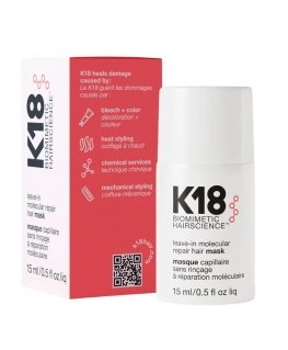 K18 Leave-in Molecular Repair Hair Mask leave-in molecular repair hair mask, 15 ml