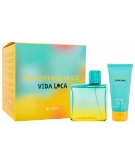 Mandarina Duck Vida Loca EDT rinkinys vyrams (EDT 100 ml + Dušo želė 50 ml)