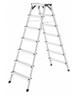 Hailo 8657-007 pieslienamās kāpnes Salokāmās kāpnes Alumīnijs, Melns
