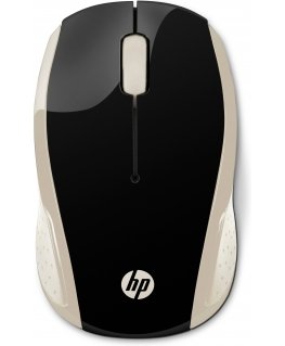 HP Беспроводная мышь 200 (золотистая)