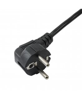 Akyga Power Cord AK-NB-01A for notebooks IEC C5 250V/50Hz 1,5m Must CEE7/7 C5 pistikut
