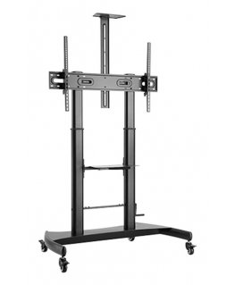 Gembird Height adjustable TV floor stand with caster wheels, 60'' - 100''