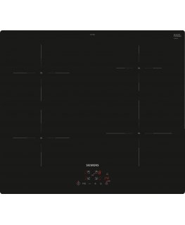 Siemens iQ100 EU611BEB6E pliidiraud Must Sisseehitatud 60 cm Tsooniga induktsioonplaat 4 tsoon(id)