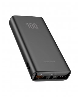 VEGER T100 akupank Liitiumioon (Li-Ion) 20000 mAh Must