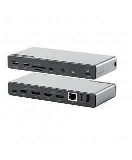 ALOGIC DV4 Vielinis USB 3.2 Gen 1 (3.1 Gen 1) Type-C Pilka
