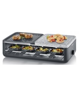Severin RG 2366 raclettepannu 8 henkilö(t) 1300 W musta