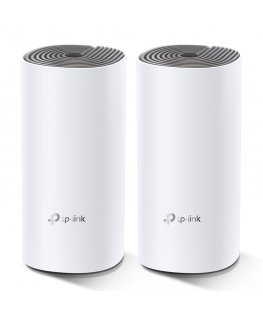 TP-Link Deco E4 (2-pack) Kaks sagedusala (2,4 GHz / 5 GHz) Wi-Fi 5 (802.11ac) Valge, Hall Sisemodem