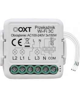 Modulis OXT mini relė 4 grandikale WiFi TUYA