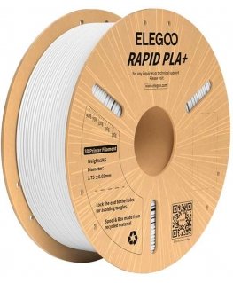 ELEGOO Rapid PLA+ Filament baltos spalvos