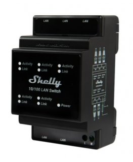 Shelly LAN Switch Nutilüliti Must