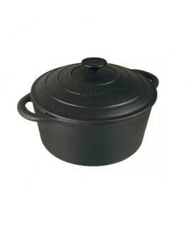 Pot, cast iron,Ø21 x 10 cm, 2.4l, black Kinghoff, KH 2253