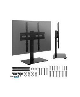 Universalus TV laikiklis Maclean, ant RTV stalelio, pagrindas, max. 35 kg, 20 laipsnių sukimas, TV 32-55", MC-132