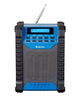 Denver WRD-60 радиоприемник Портативный Черный, Синий
