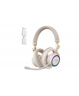 Havit Fuxi-H8 (Gold) Наушники Проводной и беспроводной Оголовье Игровой USB Type-C Bluetooth Золото