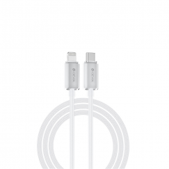 Devia cable Extreme EC654 PD USB-C - Lightning 1,5 m 27W 3A whit