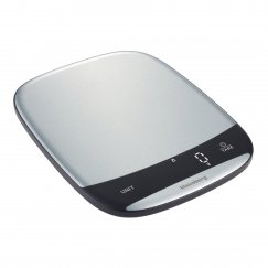 Kitchen scale, silver-colored, 10kg KLAUSBERG, KB 7936
