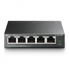TP-Link TL-SG1005P võrgulüliti Mittejuhitav Gigabit Ethernet (10/100/1000) Power over Ethernet tugi Must