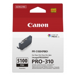 Canon PFI-5100 PBK rašalo kasetė 1 vnt Originalus Foto juoda