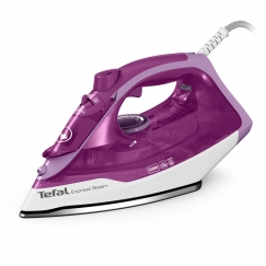 Tefal FV2836 Kuiva- & höyrysilitysrauta Keraaminen pohjalevy 2400 W Purppura, Valkoinen