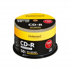 Intenso 1801125 tühi CD CD-R 700 MB 52x 50 tk